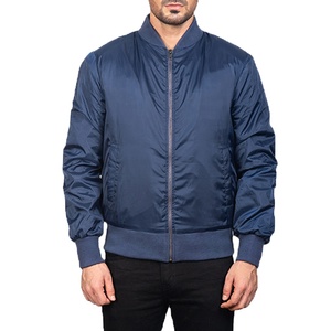 Chaqueta Bomber con cuello de costilla para hombre, cazadora con estampado personalizado, colores personalizados, informal, nueva - Product Image 1