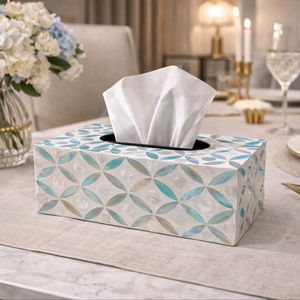 Boîte à mouchoirs rectangulaire au design moderne pour la maison, l'hôtel, le bureau, la voiture, la cuisine, la salle de bain, la décoration de table, haute qualité - Product Image 1