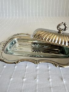 Compact Stainless Steel Butter Tray with Protective Lid - Product Image 4