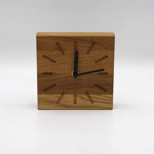 Classic Wooden Table <b>Clock</b> Vintage Rustic Decoration - Product Image 3