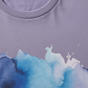 T-shirt long tricoté surdimensionné avec logo personnalisé imprimé, 100 % polyester, épais, uni, grande taille, épaules tombantes, style streetwear - Product Image 6
