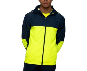Custom Premium Quality Men <b>Canvas</b> Windbreaker <b>Jacket</b>-Latest Style Rate Contrasting Colors Lightweight Waterproof & Windproof - Product Image 1