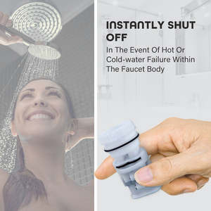 Universal Replacement <b>Shower</b> Valve <b>Control</b> Assembly With Durable Ceramic Disc Technology For Consistent Water Temperature - Product Image 5