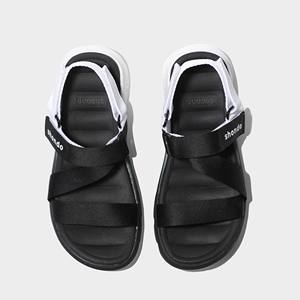 รองเท้าแตะลำลองสไตล์เวียดนาม สีดำขาว ดีไซน์ทันสมัย แห้งเร็ว น้ำหนักเบา สายไขว้ ใส่ได้ทั้งชายและหญิง สายรัดส้นถอดออกได้ - Product Image 6