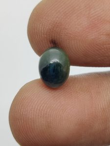 Natural Australian Blue Sapphire Oval Cut Cabochon No Heat Loose Gemstone Premium Jewelry Making Stone Third Party Certified - Product Image 3