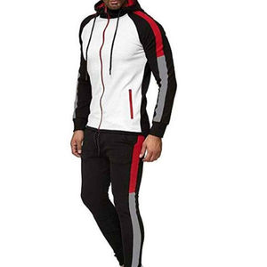 Conjunto Deportivo de Invierno para Hombre, con Parches Laterales y Cierre, Talla XXL, con Logotipo, Tallas Grandes, a la Moda - Product Image 5