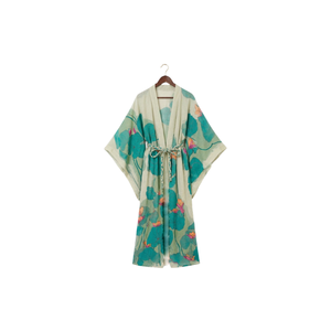 Women's Traditional Floral And <b>Red</b> Moon Embroidery Kimono/Kaftan Short Sleeve Loose Fit Cotton Ethnic Wholesale Women's Wear - Product Image 3