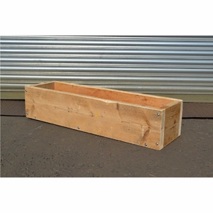 Jardinera de Madera para Exterior, Tipo Caja, Rectangular, de Madera Maciza, Maceta Elevada para Jardín - Product Image 6