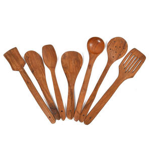 Accesorios de cocina de madera natural a buen precio, lindos utensilios de cocina de madera hechos en Vietnam. - Product Image 5