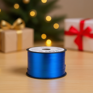 Nastro regalo Iln 5 mm x 100Y blu metallizzato - Product Image 3