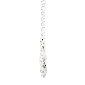 Collier Pendentif Papillon AMBER JEWELS en Argent 925 Plaqué Argent Vintage avec Moissanite Sertie Griffe, Bijou Unisexe Tendance, Idéal Cadeau - Product Image 4