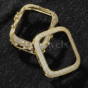 Reloj de Lujo Personalizado de Alta Calidad, Reloj Mecánico Cúbico con Incrustaciones de Diamantes de Imitación VVS, Estilo Hip Hop, para Hombre - Product Image 5