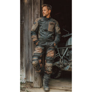 Traje de Motociclismo de Cuero para Hombre, Talla Grande, Verano/Invierno, Ignífugo y Transpirable - Product Image 1