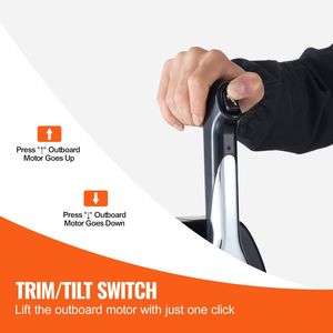 Centralina di controllo marina Yamaha 4 tempi, montaggio superiore, telecomando fuoribordo 704-48205-P1, controllo acceleratore barca - Product Image 4