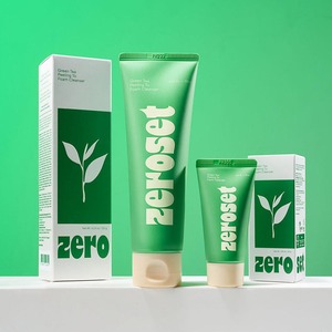 [ZEROSET] Nettoyant moussant exfoliant au thé vert Zeroset 120g, marque de beauté coréenne de qualité, fabricant fiable - Product Image 3