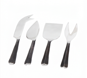 High Quality <b>Cheese</b> <b>Knife</b> <b>Set</b> Stainless Steel Durable Sharp Elegant Design Perfect For Home Kitchen Dining And Parties - Product Image 1