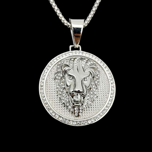 Custom Made Mossinate Hip Hop Pendant with <b>Iced</b> <b>Out</b> Diamond Finish for Fashion Brands and Promotional Gifts - Product Image 1