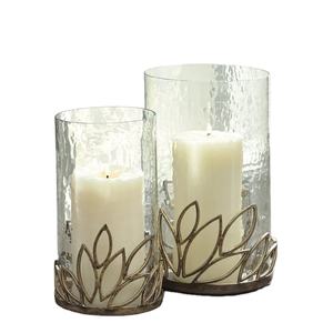 เชิงเทียนโลหะรูปทรงดอกบัวตกแต่งบ้านดีไซน์ใหม่เชิงเทียนที่วางบนโต๊ะใช้เป็นครั้งคราว - Product Image 1