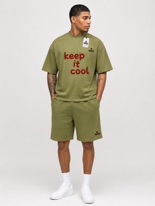 Ensembles d'été pour hommes, chemise et short assortis, tenue confortable en deux pièces pour tous les jours, avec service OEM, meilleure qualité - Product Image 1