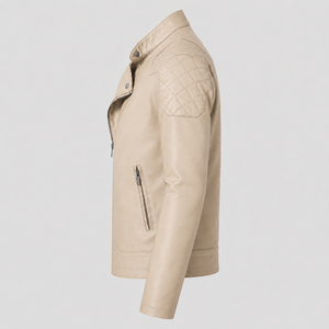 High Quality <b>Men</b> Fashion Casual <b>Jacket</b> With Stand Neck Collar Front Zip Closure And <b>Smart</b> Slim Fit Regular Sleeve - Product Image 3
