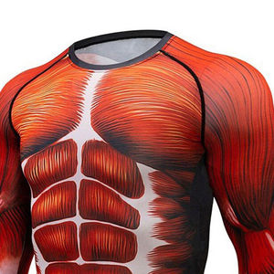 Maillots de bain athlétiques pour hommes à séchage rapide, hauts de plongée en spandex flexible, chemises de plage – Prix de gros - Product Image 4