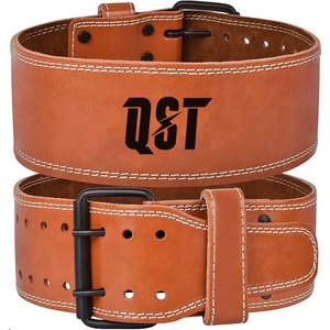 Best Selling Unisex Cow Leather Soft Weightlifting Belt Customizable Color Size Optimal <b>Waist</b> Support Protection Latest Design - Product Image 5