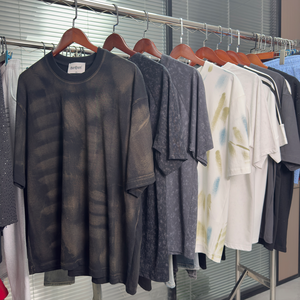 เสื้อยืดโอเวอร์ไซส์คุณภาพสูง ผ้าฝ้ายเนื้อแน่น 250GSM ทรงบ็อกซี่หลวม สตรีทแวร์ รับสกรีนโลโก้ เสื้อยืดเปล่า พิมพ์ลายดิจิตอล ยูนิเซ็กส์ - Product Image 3