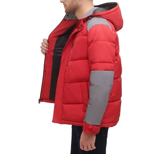 2025 Winter Season Men's New Fashion Warm Waterproof Puffer <b>Jacket</b> Down Material Wholesale Price Popular <b>Quilted</b> Streetwear - Product Image 2