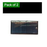 Mini panneau solaire 6V 60mA, module de cellule solaire polycristalline à haute efficacité pour projets de bricolage, charge de batterie, éclairage de jardin