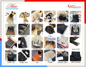 Cheveux vierges brésiliens 100% humains en vrac, cuticules intactes, haute qualité - Product Image 3