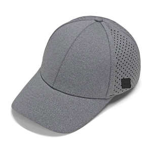 Casquette de baseball unisexe Traci en polyester respirant, couleur unie, design à œillets réglables, style décontracté, chapeau de sport - Product Image 1