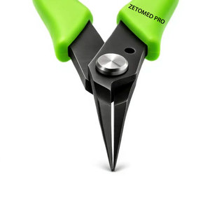 Pince à épiler ZETOMED Pro, pointe fine, acier inoxydable de haute qualité, légère, travail fluide, outil de fabrication de bijoux - Product Image 4