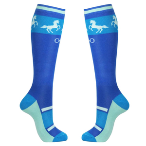 Nouveauté 2026 – Chaussettes d'équitation personnalisées avec logo, en coton de haute qualité, imprimées, pour hommes et femmes - Product Image 1