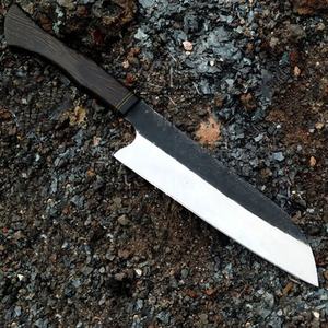 Cuchillo de Chef de Acero al Carbono de 13 Pulgadas Hecho a Mano por Ahmad Fabric con Funda de Cuero y Mango Elegante Personalizable - Product Image 6