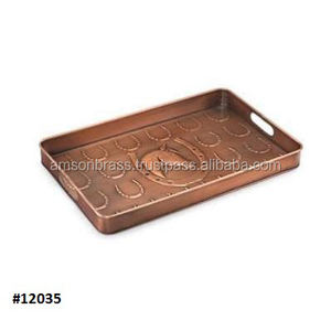 Estante de hierro de Metal, bandeja para botas chapada en cobre, pisos decorativos para habitaciones, seco y limpio, la mejor bandeja para botas, alfombrilla para suelo, bandeja para almacenamiento de zapatos - Product Image 5