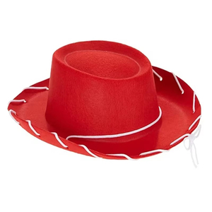 GENERSA SPORTS Unisex Cowboy <b>Hat</b> Red Brown Felt 100% Polyester Digital Printing Western Style Adjustable <b>Band</b> Party Casual Four - Product Image 6