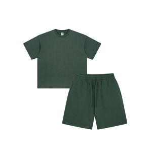 Ensemble de vêtements de sport pour hommes, t-shirt et short, décontracté, entraînement sportif, gym, deux pièces, vêtements personnalisés - Product Image 3