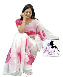 Magnifique sari en soie organza douce de haute qualité, de créateur, élégant, vente en gros de saris en soie de haute qualité, vêtements indiens décontractés - Product Image 1