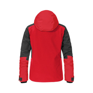 Combinaison de ski unisexe Everytricker imprimée rouge légère avec capuche, imperméable 10000 mm, ensemble de vêtements de neige en polyester, pantalon noir à fermeture éclair - Product Image 5