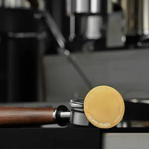 Reusable Espresso Puck Filter 58.5mm Black Titanium Coating Enhances Brew Consistency And Flow - Product Image 4