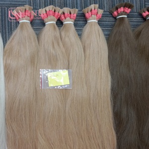 Venta al por mayor de extensiones de cabello en extensiones de cabello virgen humano de Vietnam 100% extensiones de cabello de trama de plumas naturales - Product Image 6
