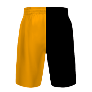 กางเกงขาสั้นออกกำลังกายแบบมีกระเป๋า ปิดด้วยเชือกผูก ทอแบบถัก ลายเรียบ สีดำ กางเกงฟุตบอลชาย ระบายอากาศได้ดี สไตล์ลำลอง - Product Image 3