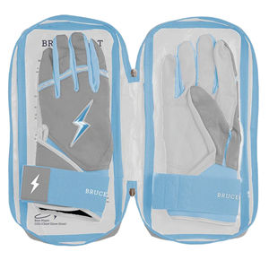ถุงมือตีเบสบอลรุ่น Ian Happ Signature Series แบบยาว สีเทา ผลิตจากผ้าสแปนเด็กซ์และโพลีเอสเตอร์ สำหรับฝึกซ้อมเบสบอล ยี่ห้อ BRUCEBOLT - Product Image 6