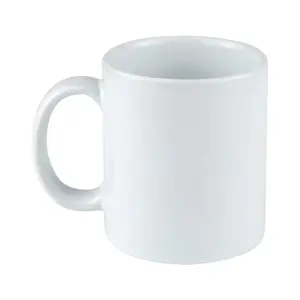 Tazas de Café de Cerámica de 11 oz al por Mayor, Tazas de Porcelana Blancas Portátiles para Sublimación con Asa para el Hogar, la Cocina y la Oficina, Multiusos - Product Image 1