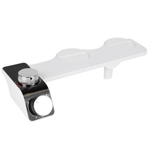 Accessorio Bidet Autopulente con Doppio Ugello per Acqua Fresca, Non Elettrico, per Sedile WC, Compatibile con Acqua Fredda e Calda - Product Image 1