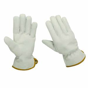 Guantes de Trabajo de Piel de Cabra de Alta Calidad, Guantes de Protección Industrial, Suaves y Cómodos, Resistentes a la Abrasión - Product Image 4