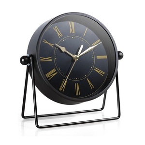 Horloge de bureau au design moderne, silencieuse, sans tic-tac, décoration d'intérieur, horloge de table - Product Image 3