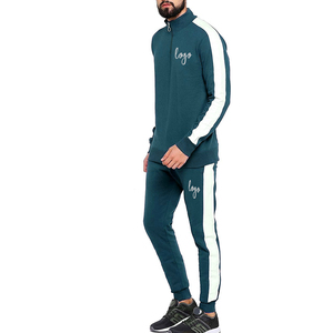 Conjuntos Deportivos de Dos Piezas con Logotipo Personalizado para Hombre, Ropa de Entrenamiento, Cómodos Conjuntos de Sudadera con Cremallera para Correr - Product Image 1