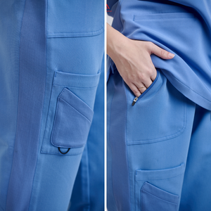 ราคาโรงงาน รับผลิตชุดยูนิฟอร์มทางการแพทย์แบบกำหนดเอง ชุดพยาบาลทันสมัยพร้อมลายพิมพ์ เสื้อกาวน์แพทย์ MOQ ต่ำ - Product Image 3