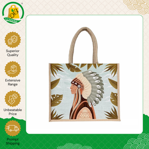 Vente exclusive de sacs fourre-tout en jute pour femmes, écologiques, avec poignée en canne, aux dernières tendances et au design innovant, à prix abordable - Product Image 5